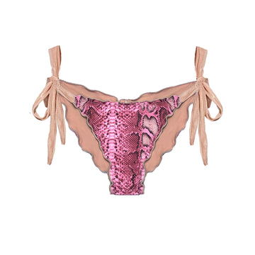 Ibiza Pink Animal Print Bikini Bottom Estelle Cap Martinet