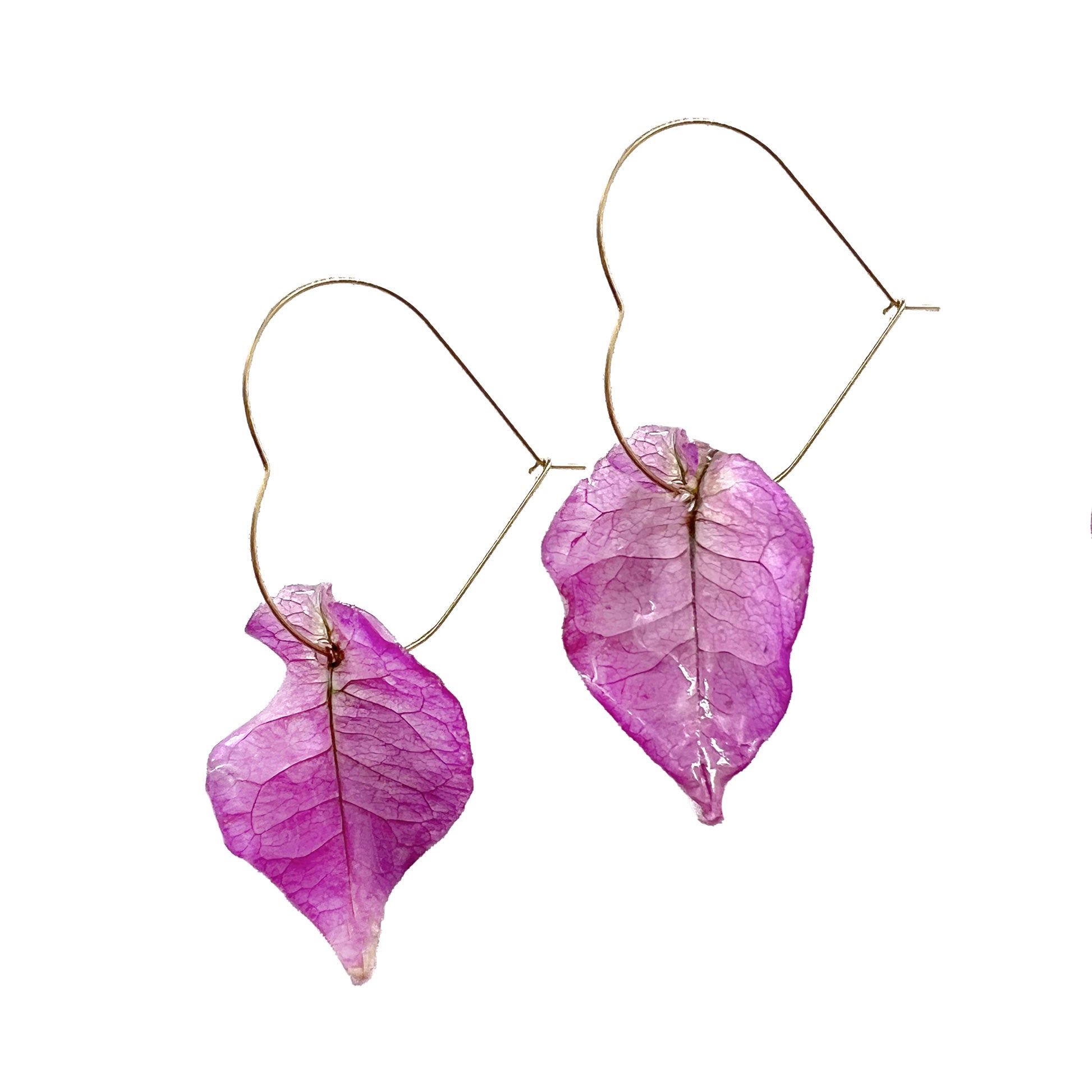 Pendientes Buganvilla Flor de Ibiza Fucsia Rosa