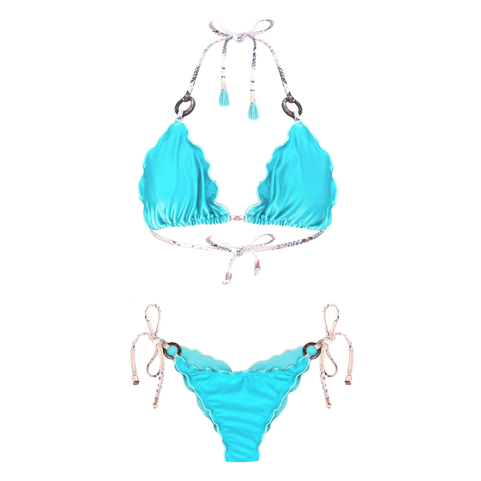 Aqua Blue Bikini Set Savina Laia