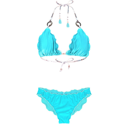 Aqua Blue Bikini Set Savina Verena