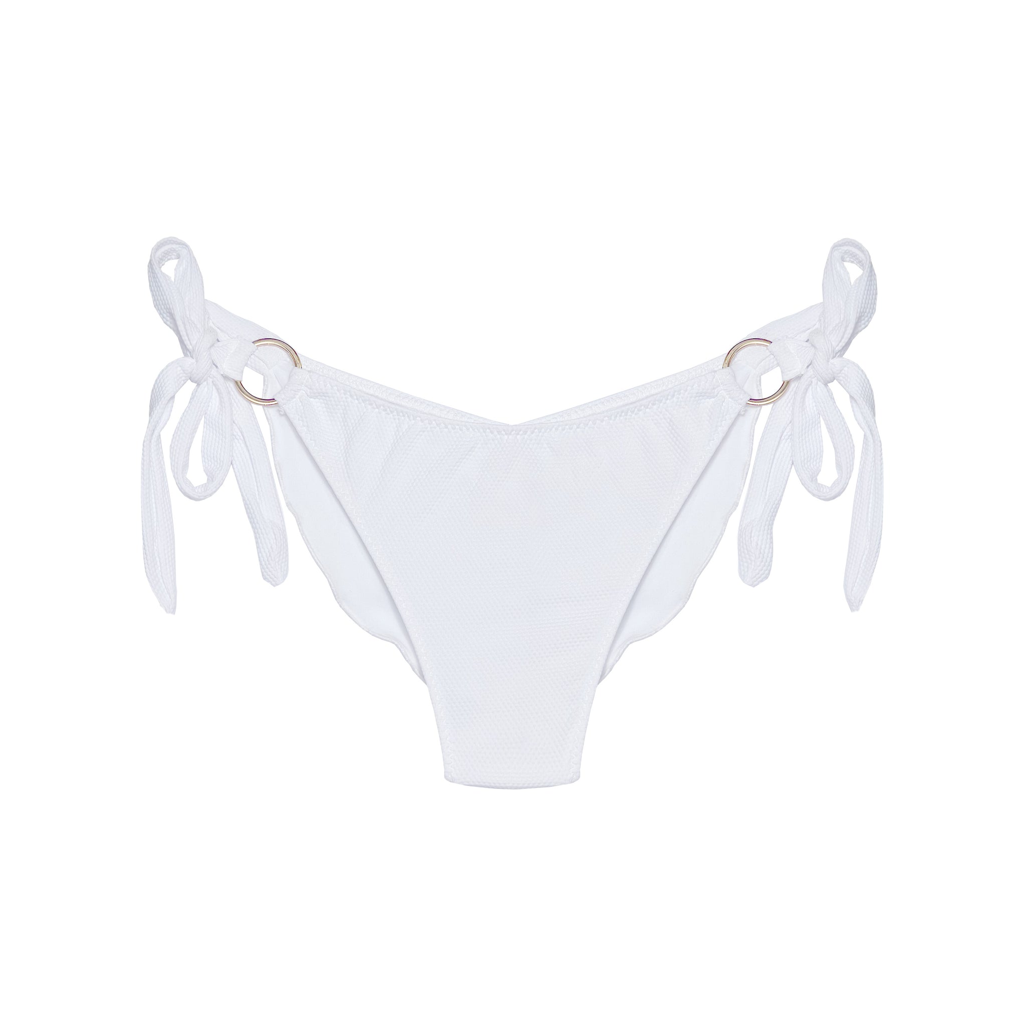 Ibiza Tie-Side Bikini Bottoms Estelle White