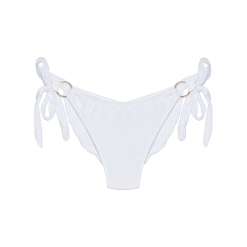 Ibiza Tie-Side Bikini Bottoms Estelle White